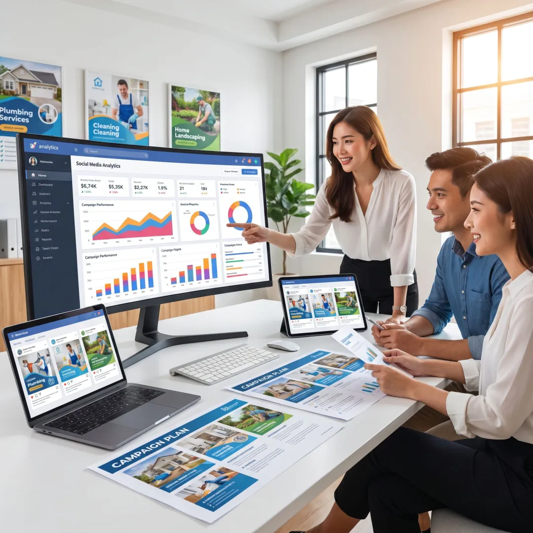 Home Services Social Media Management Agency