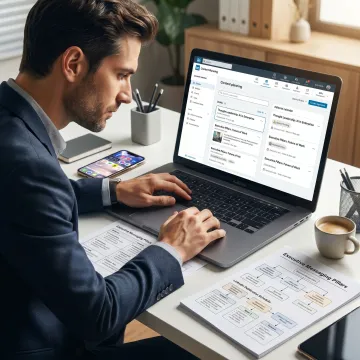 Ghostwriter planning content for SaaS executive