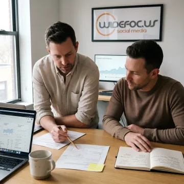 Team planning SEO content strategy