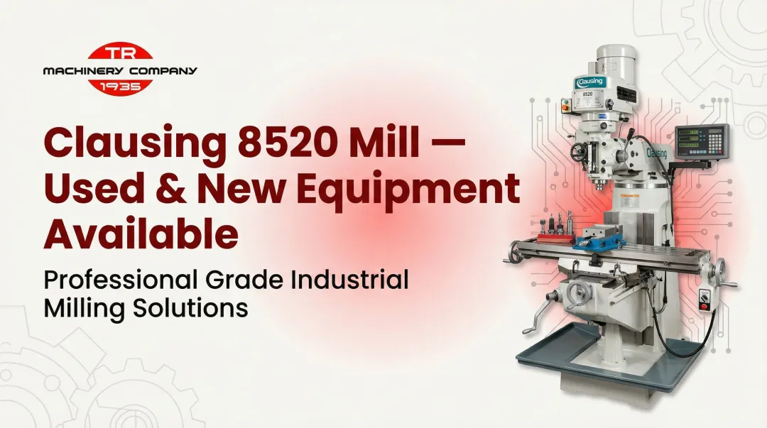 Clausing 8520 Mill — Used & New Equipment Available