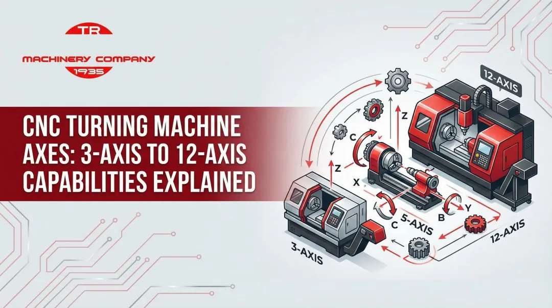 CNC Turning Machine Axes: 3-Axis to 12-Axis Capabilities Explained