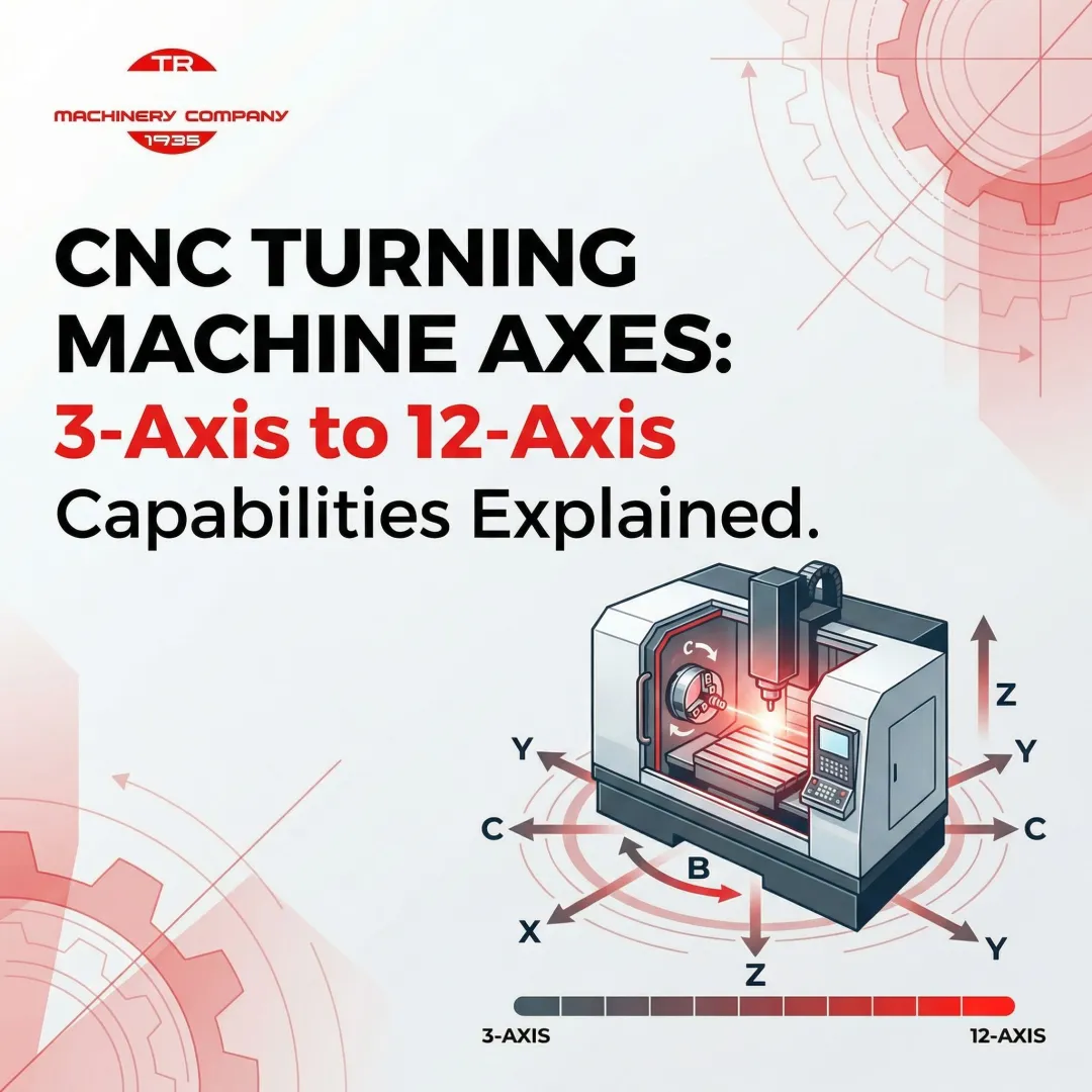 CNC Turning Machine Axes: 3-Axis to 12-Axis Capabilities Explained