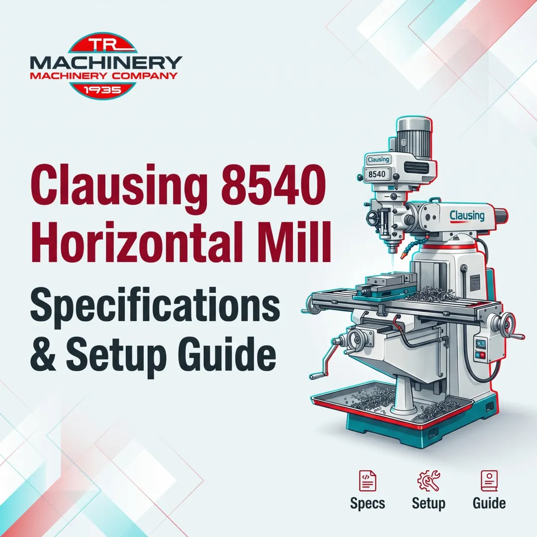 Clausing 8540 Horizontal Mill — Specifications & Setup Guide