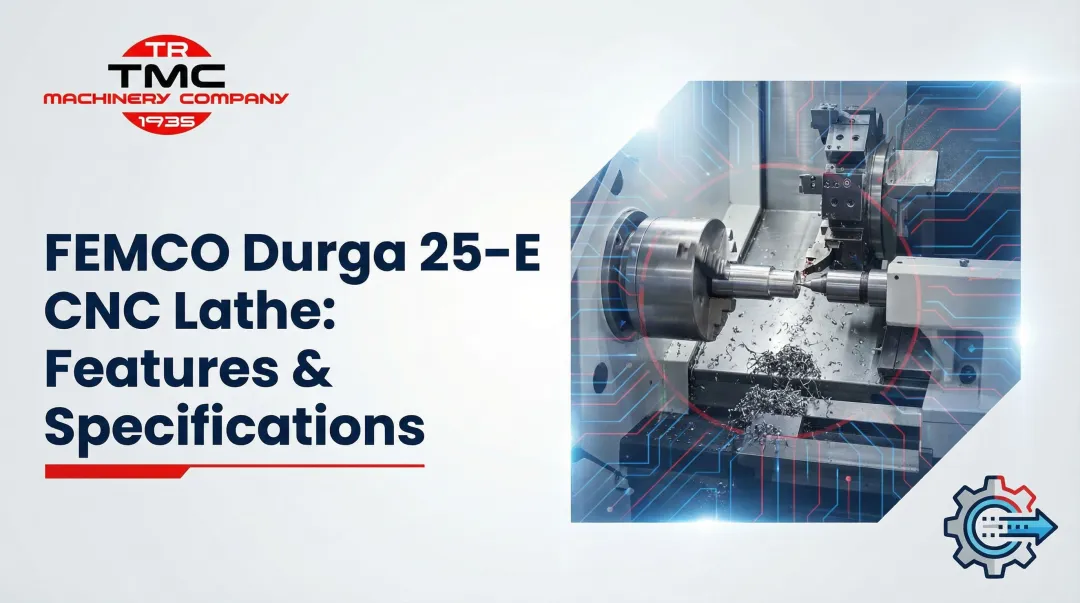 FEMCO Durga 25-E CNC Lathe: Features & Specifications