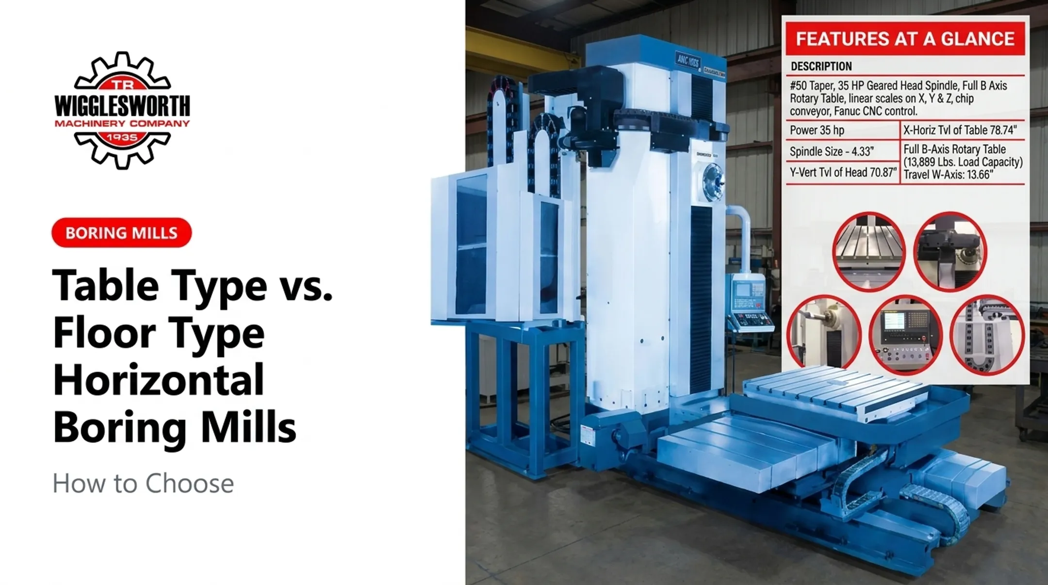 Table Type vs. Floor Type Horizontal Boring Mills: How to Choose