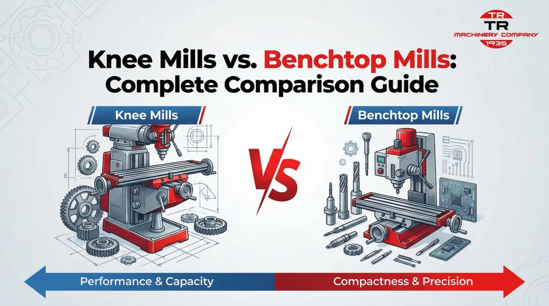 Knee Mills vs. Benchtop Mills: Complete Comparison Guide