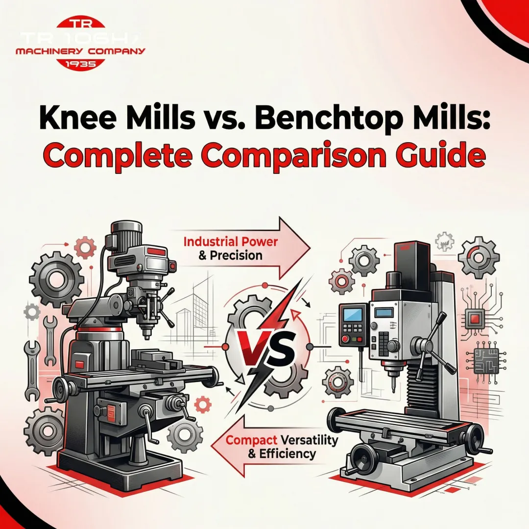 Knee Mills vs. Benchtop Mills: Complete Comparison Guide