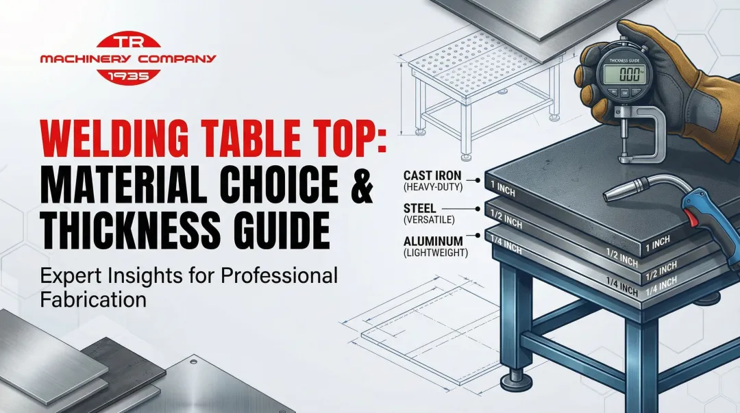 Welding Table Top: Material Choice & Thickness Guide
