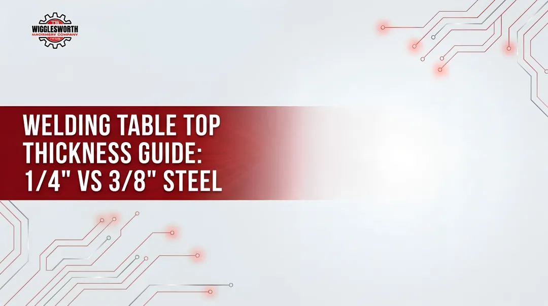 Welding Table Top Thickness Guide: 1/4
