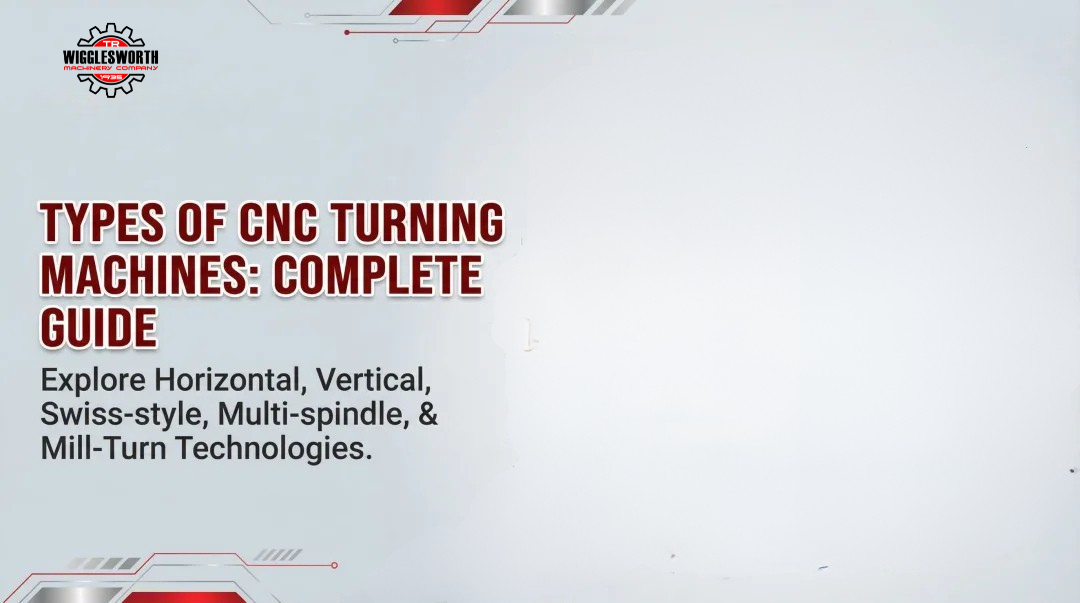 Types of CNC Turning Machines: Complete Guide