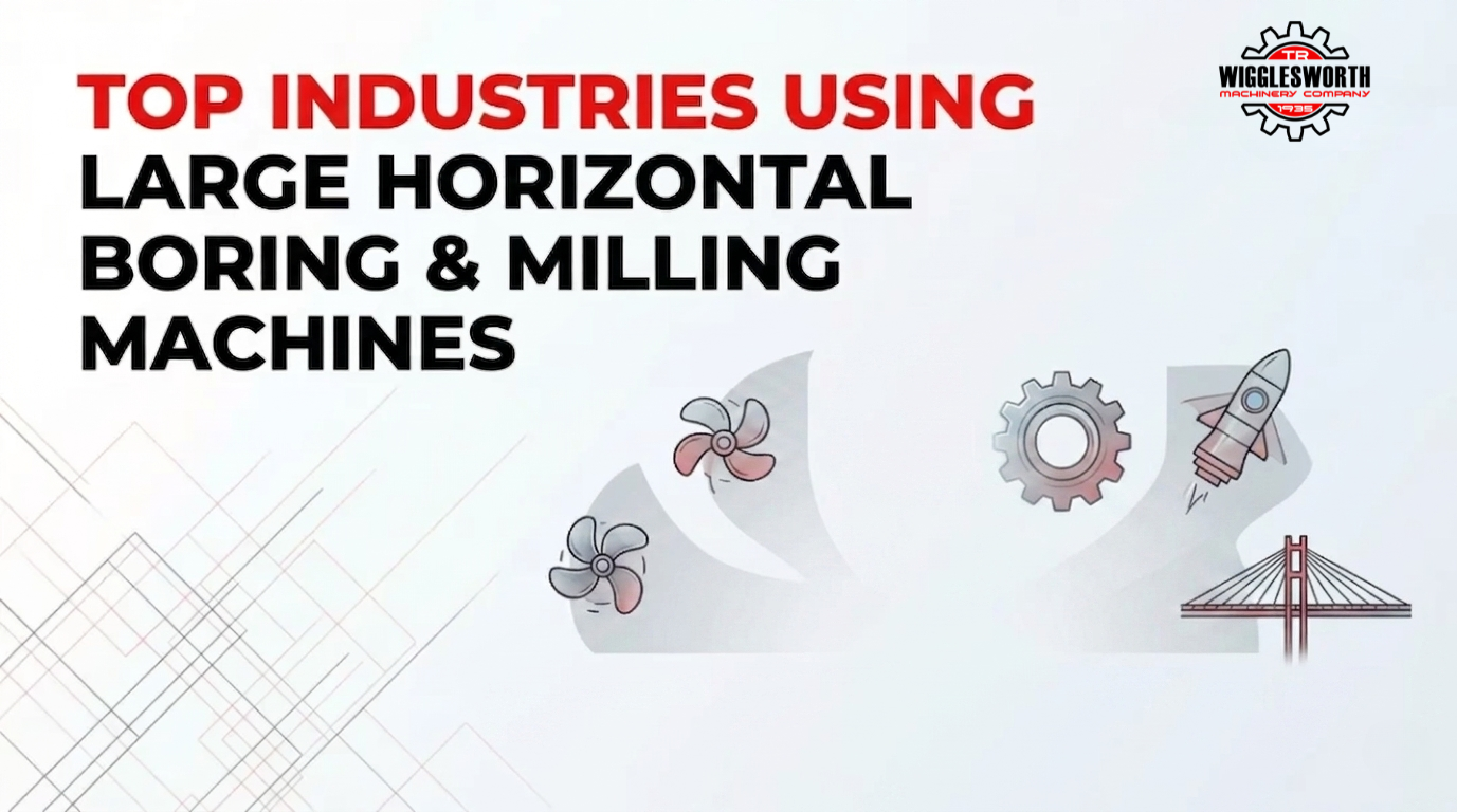 Top Industries Using Large Horizontal Boring & Milling Machines