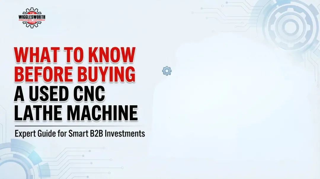 What to Know Before Buying a Used CNC Lathe Machine