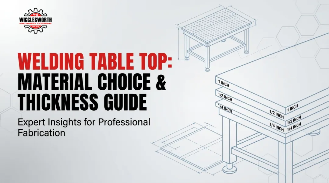 Welding Table Top: Material Choice & Thickness Guide