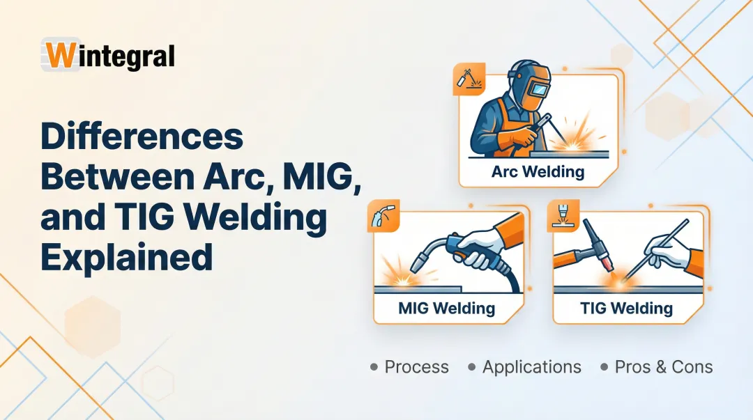 Cover image for Differences Between Arc, MIG, and TIG Welding Explained