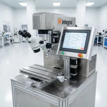 Laser welding equipment with microscope positioning system and precision worktable