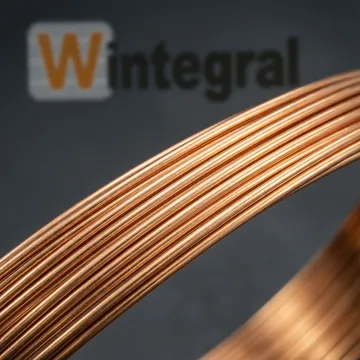 Close-up of G4Si1 MIG welding wire showing copper coating and consistent diameter