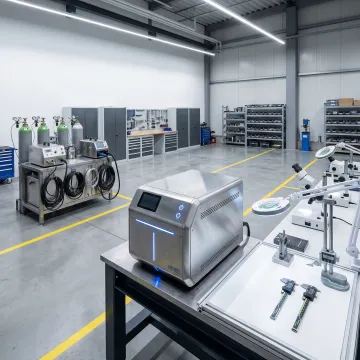 Advanced multi-process welding facility with laser and TIG welding equipment