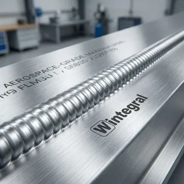 Close-up view of precision TIG weld on aerospace aluminum structural joint