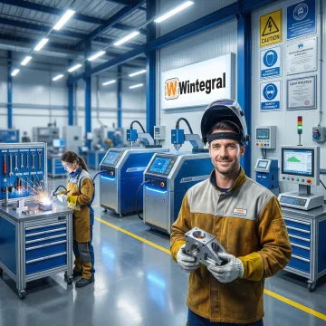 Advanced welding facility showing multiple welding stations and equipment