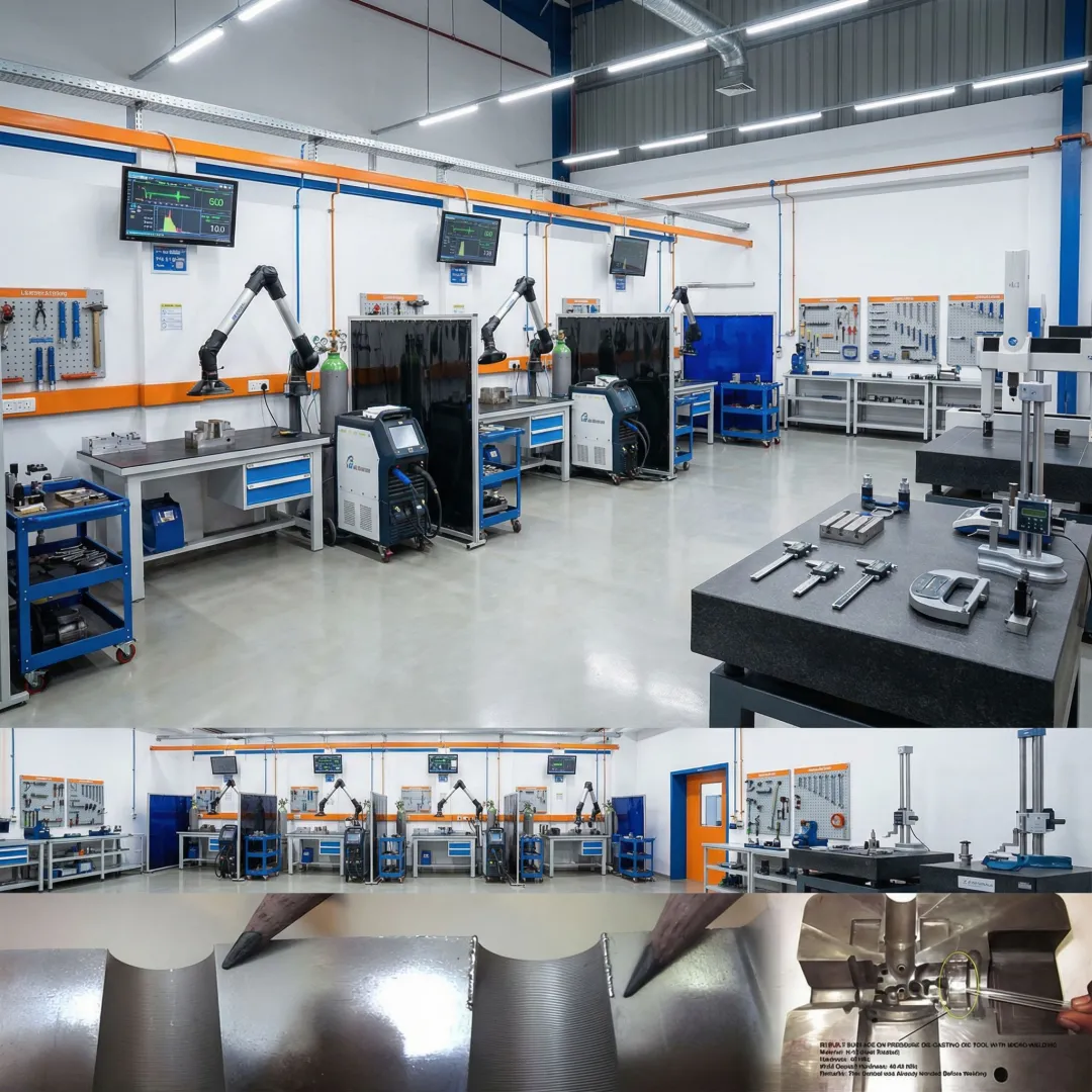 Advanced welding equipment and precision tools in modern fabrication workshop