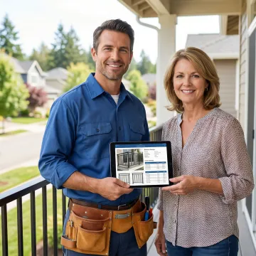 Professional balcony railing installation with transparent pricing consultation