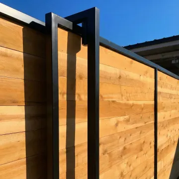 Beautiful custom fence installation showcasing quality craftsmanship