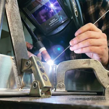 Precision TIG welding of custom aluminium architectural component