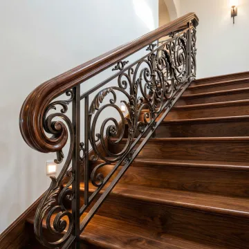 Custom metal and wood integration project showing artistic craftsmanship