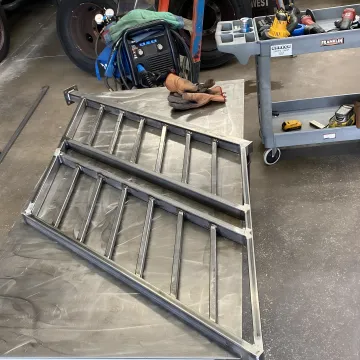 Precision TIG welding of custom aluminium architectural component