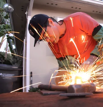 Andy Garza, Owner and Master Welder at Pacific Wood and Iron