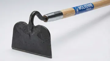Wolverine Tools professional garden hoe forged chromoly steel blade and hardwood handle