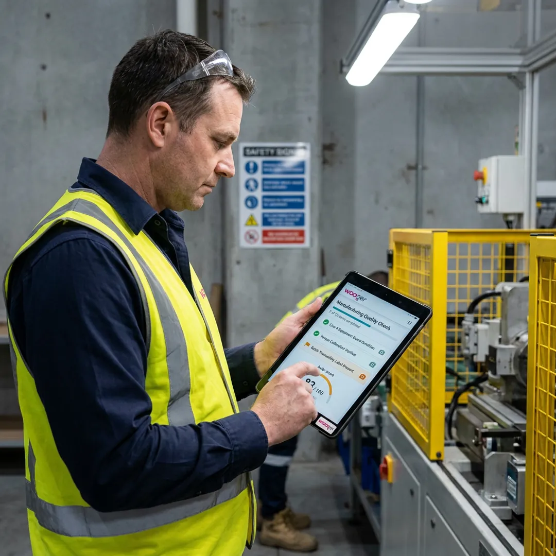 Digital quality inspection on factory floor