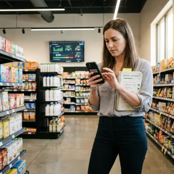 Retail audit software on a mobile device