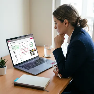 Retail labeling compliance software dashboard