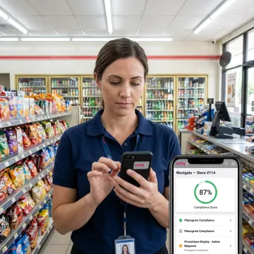 Convenience store compliance software dashboard