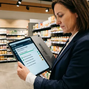 Retail compliance audit software dashboard
