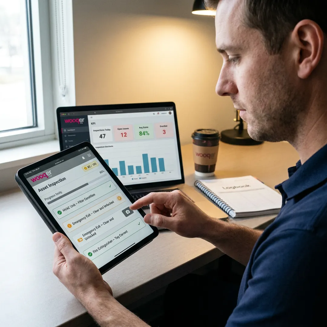 Mobile asset inspection dashboard