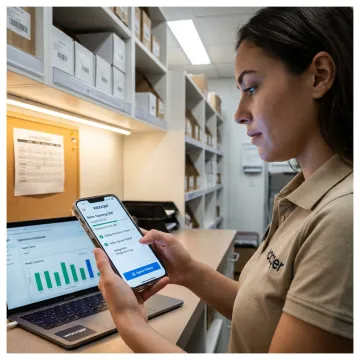 Digital SOP software on a mobile device