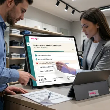 Retail compliance software dashboard