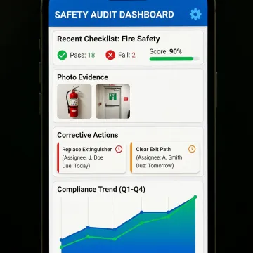Digital safety audit dashboard