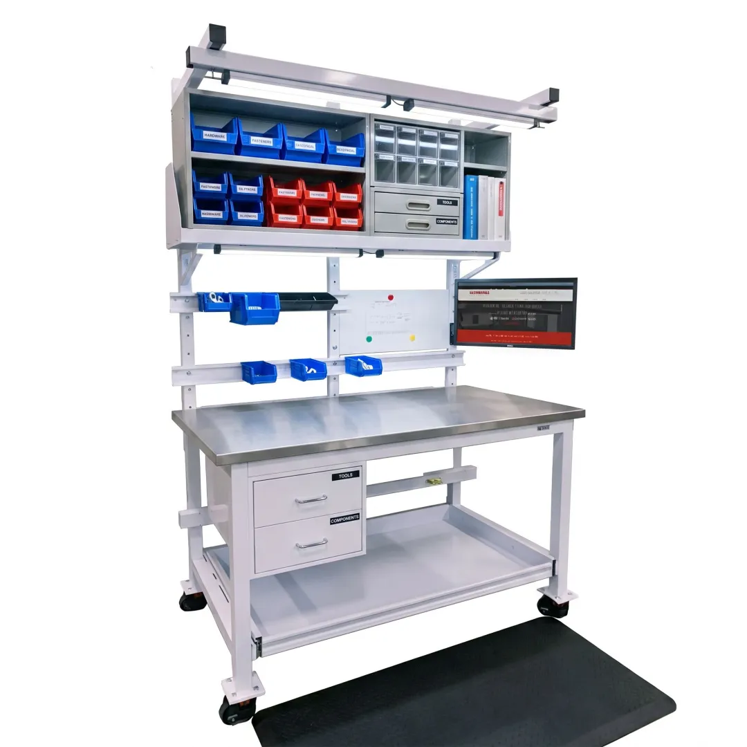 Engineered modular workstation for industrial use