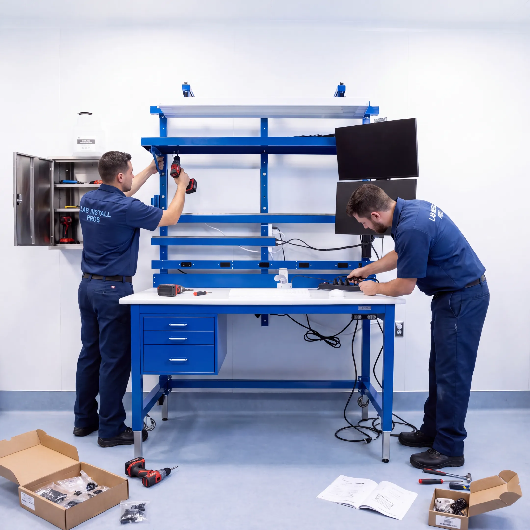Laboratory Workstation Installation Service — Domestically Built, Professionally Installed