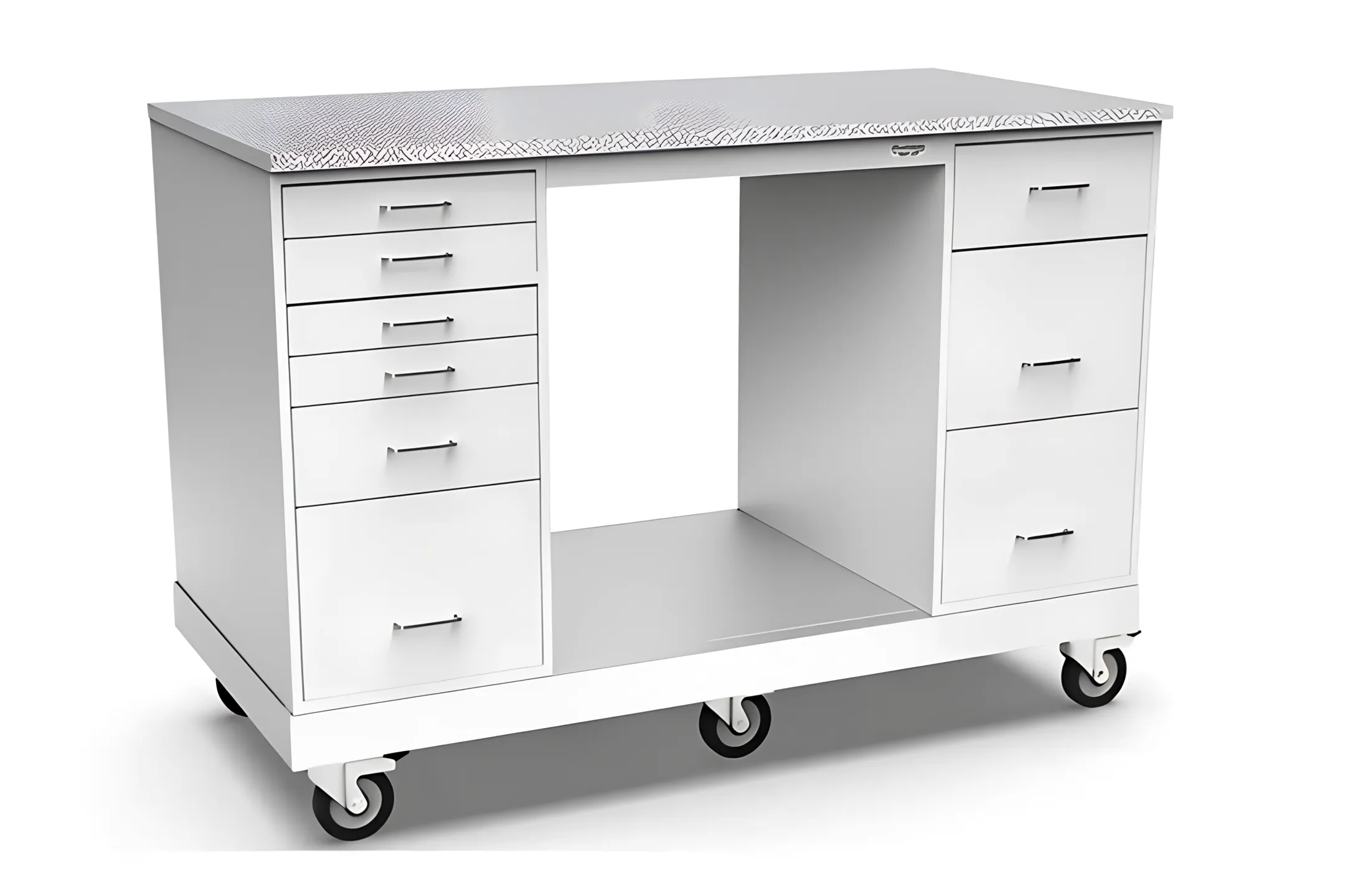 Workbenches with Tote Storage