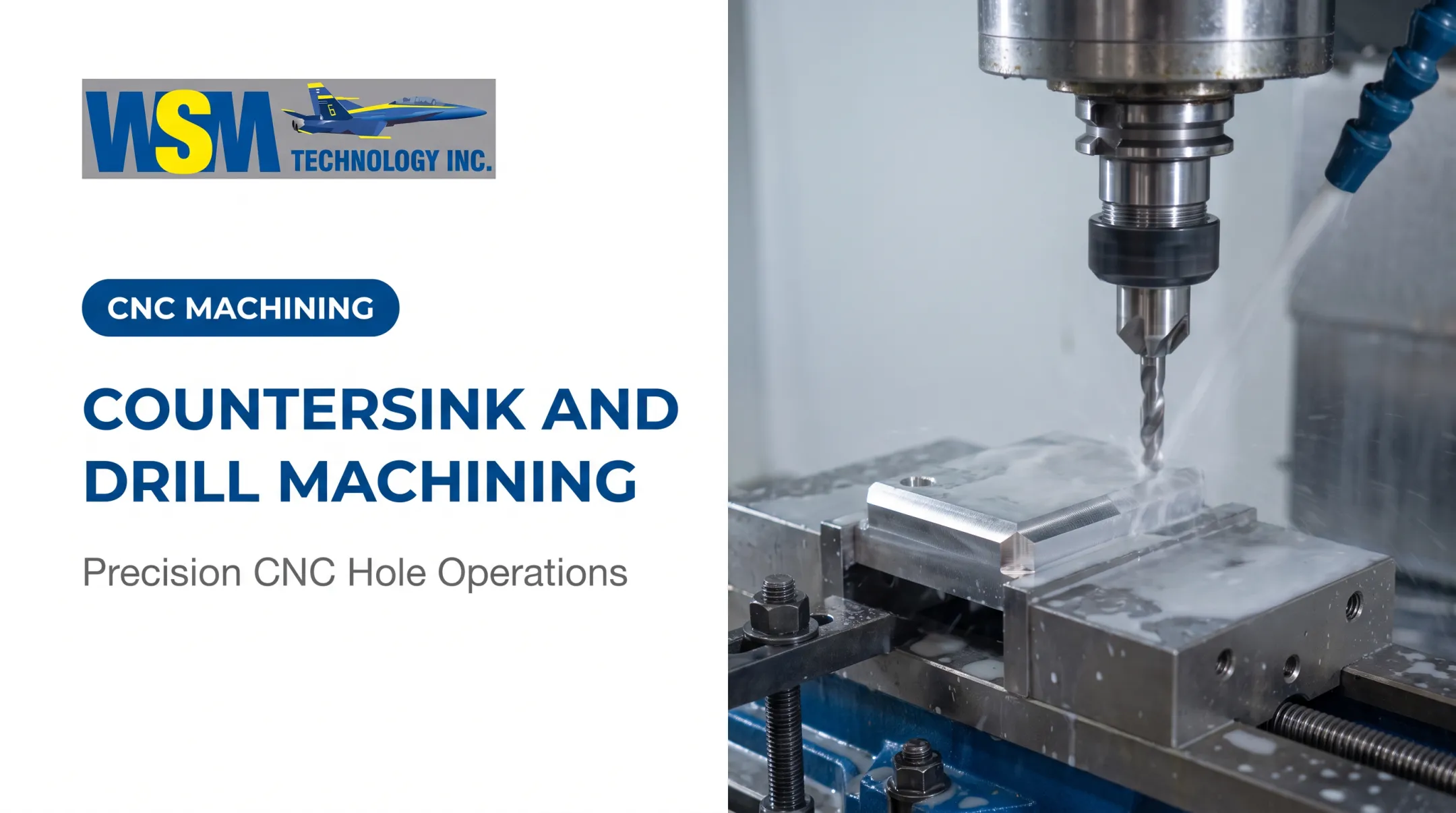 Countersink and Drill Machining
