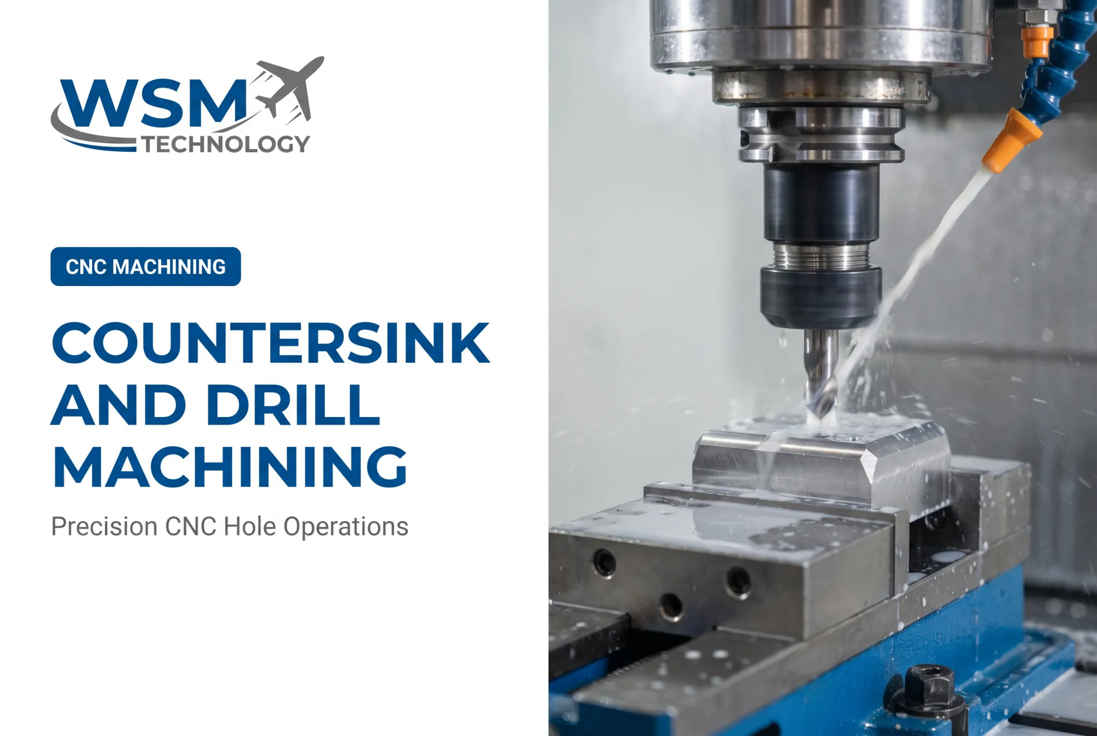 Countersink and Drill Machining