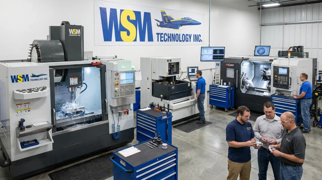 WSM Technology Demonstration Center showing EDM milling and turning equipment