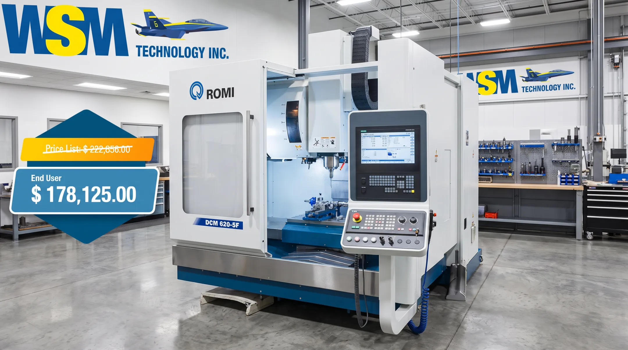 High-speed precision machining center with linear motor drives for jig manufacturing