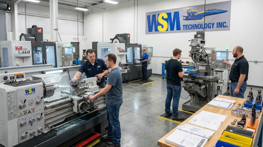 WSM Technology Demonstration Center showing hands-on CNC machine testing