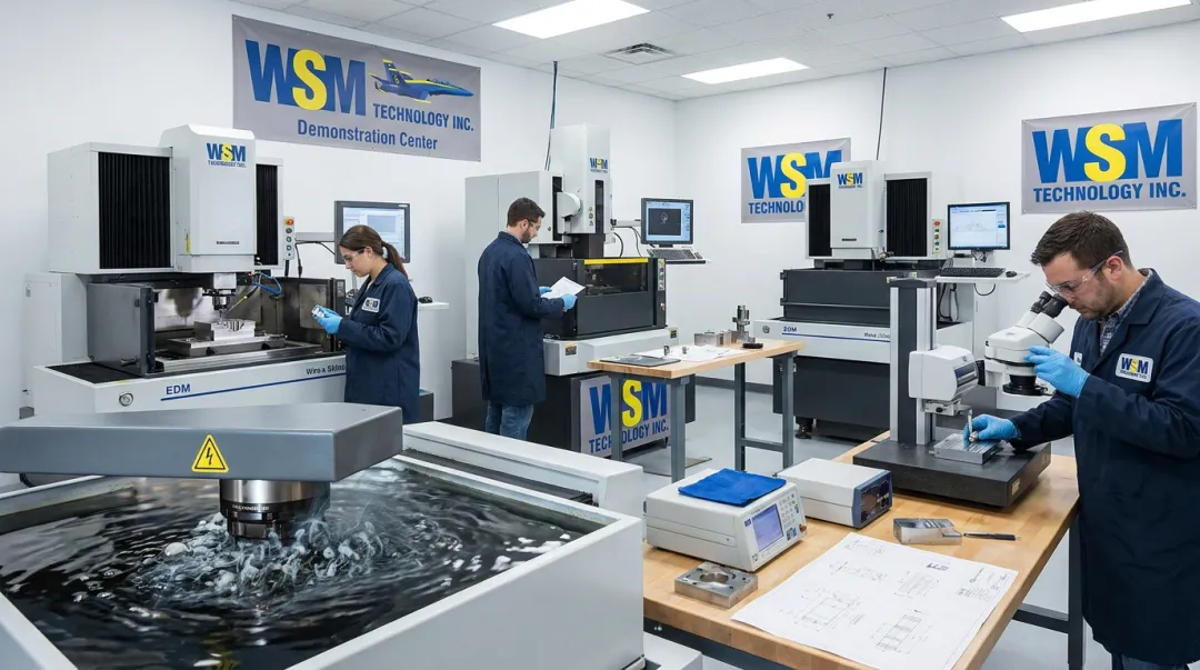 WSM Technology Demonstration Center facility for EDM finish validation testing