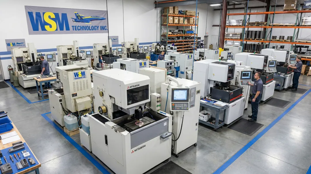 WSM Technology demonstration center featuring new and refurbished wire EDM machines